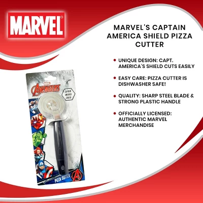 Seven20 Marvel's Captain America Shield Pizza Cutter 8 Seven20 Marvel's Captain America Shield Pizza Cutter - Image 6