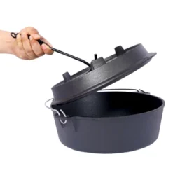 DSVIMOY Outdoor Dutch Ovens, 8 Quart Grill Cookware With Skillet Lid And Pot Rack For Camping Fireplace Cooking, Black, 13"*13"*7.5" -Target KitchenAid GUEST 4b8fd3bf 2322 443f ac1f 7939697fb196