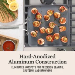 Calphalon Premier Ceramic Mushroom Square Griddle: Nonstick Anodized Aluminum, Oven & Dishwasher Safe, 10-Year Warranty -Target KitchenAid GUEST 4c0e2cb8 0633 44bb 9657 95a50662922f