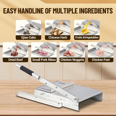 Blade Family Restaurant Manual Meat Slicer, Portable Frozen Meat Slicer, Stainless Steel Vegetable Slicer, Beef And Lamb Roll Slicer 3 Blade Family Restaurant Manual Meat Slicer, Portable Frozen Meat Slicer, Stainless Steel Vegetable Slicer, Beef And Lamb Roll Slicer
