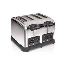 Hamilton Beach 4 Slice Toaster 24782: Silver 4 Slot Double Toaster, 1560W, Metal, 1 Year Warranty -Target KitchenAid GUEST 4c45348b fe32 4ddd b316 1e31cb0fdb30