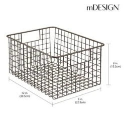 MDesign Metal Wire Food Organizer Basket With Built-In Handles, 8 Pack, Bronze -Target KitchenAid GUEST 4c746abf 33f8 425c 83b0 1552afa62aa1
