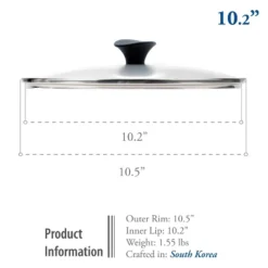 TECHEF 10.2" Tempered Glass Lid 9 TECHEF 10.2" Tempered Glass Lid -Target KitchenAid GUEST 4c91c3a8 d76c 44b7 b89a 43373496ac0a