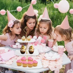 Unique Bargains 3 Tier Dessert Cupcake Stand Square Cup Cake Holder Tower With Tiered Serving Tray For Donuts Fruits White Gold Tone -Target KitchenAid GUEST 4d0e75dd 4426 4fa9 95c4 561fe535513d