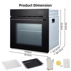 Wall Oven- 24 Inch 2.5Cu. Ft Convection Electric Oven With Multiple Cooking Functions, Touch Control, Safety Lock, 3D Heating, Stainless Steel -Target KitchenAid GUEST 4d10c8eb f39d 4ef7 bc9e 4956ed14f742