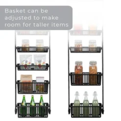Smart Design 8-Tier Over The Door Hanging Pantry Organizer With 6 Full Baskets And 2 Deep Baskets Black: Steel Kitchen Storage, 77" Height 14 Smart Design 8-Tier Over The Door Hanging Pantry Organizer With 6 Full Baskets And 2 Deep Baskets Black: Steel Kitchen Storage, 77" Height -Target KitchenAid GUEST 4d1758b0 b69c 41bb bab7 f14deaa2ebcd