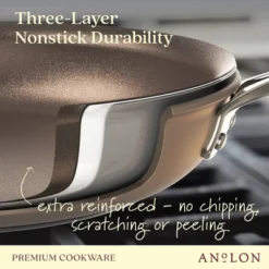 Anolon Ascend 10pc Nonstick Hard Anodized Cookware Set Bronze: Lifetime Warranty, Dishwasher-Safe, Gas & Electric Compatible 15 Anolon Ascend 10pc Nonstick Hard Anodized Cookware Set Bronze: Lifetime Warranty, Dishwasher-Safe, Gas & Electric Compatible -Target KitchenAid GUEST 4d1f2a12 08a8 41b6 b172 9f3e6f20fb4b