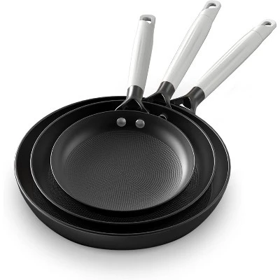 Frying Pan Set-3 Piece,8, 10, 12 Inch Pans Set Nonstick With Removable Handle, Honeycomb Cooking Surface Cast Iron Pan Dishwasher Safe 10 Frying Pan Set-3 Piece,8, 10, 12 Inch Pans Set Nonstick With Removable Handle, Honeycomb Cooking Surface Cast Iron Pan Dishwasher Safe - Image 8