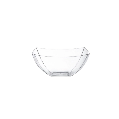 Posh Setting Square Fancy Clear Serving Bowl - 8 Oz. - 4 Pack 9 Posh Setting Square Fancy Clear Serving Bowl - 8 Oz. - 4 Pack - Image 7