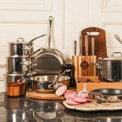 Mauviel M'Cook Stainless Steel 5 Piece Cookware Set 4 Mauviel M'Cook Stainless Steel 5 Piece Cookware Set - Image 2
