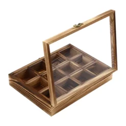 YIYIBYUS Wooden Spice Box With 12 Containers, Spice Fit Box -Target KitchenAid GUEST 4dfc6c28 f1b2 47e3 aef1 fd6840f323a8