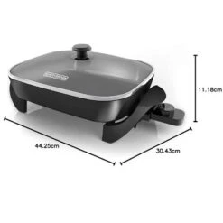Black & Decker BLACK+DECKER Electric Skillet, Variable Temperature Control, Nonstick Cooking Surface, Dishwasher Safe, Tempered Glass Lid, 12"x15" -Target KitchenAid GUEST 4e14395c fbfd 46d9 ba5c 9934c362769a