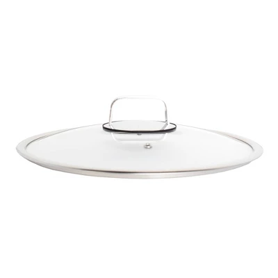 Livwell Brands Diamond Clad 12" Tempered Glass Lid: Silicone Rim, Cool Touch Handle, Dishwasher-Safe, Lifetime Warranty 5 Livwell Brands Diamond Clad 12" Tempered Glass Lid: Silicone Rim, Cool Touch Handle, Dishwasher-Safe, Lifetime Warranty - Image 3