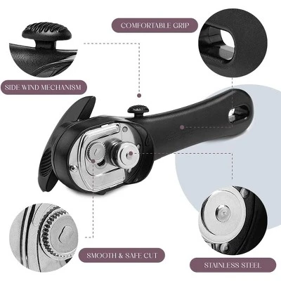 Bellemain Safe-Cut Stainless Steel Ergonomic Manual Can Opener, Smooth Edge For Home Chefs 3 Bellemain Safe-Cut Stainless Steel Ergonomic Manual Can Opener, Smooth Edge For Home Chefs