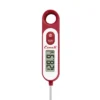 Escali Digital Long Stem Thermometer Red: Digital Food & Meat Thermometer For Cooking, BBQ, Metal, -58 To 572°F Range