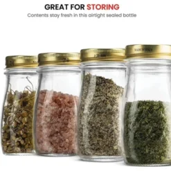 Bormioli Rocco Quattro Stagioni Bottles – 13.5 Oz. Glass Jars With Twist Top Lids, Embossed Beehive Design – Set Of 2 -Target KitchenAid GUEST 4f414ef4 b1dc 4fa7 9f8f dc9958e299ad