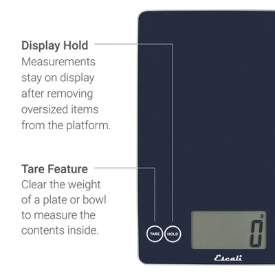 Escali Arti Glass Digital Scale Blue Mirage 12 Escali Arti Glass Digital Scale Blue Mirage - Image 10