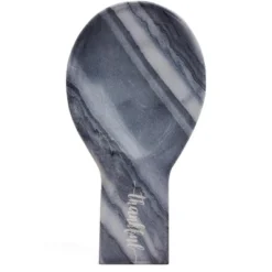 Lexi Home Marble Thankful Engraved 10" Spoon Rest