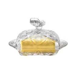 Slickblue Glass Butter Dish With Lid & Knife, Butterfly Handle, Stylish Design, Holds European Butter -Target KitchenAid GUEST 4fd0fbad 0198 4408 8622 c40e01e679b2