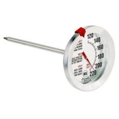 Escali Escali Oven Safe Meat Thermometer: Stainless Steel Analog, Clip Mount, Reads Celsius & Fahrenheit, 120-220°F Range -Target KitchenAid GUEST 501eadd3 ab20 4635 8a43 7e39a6137438