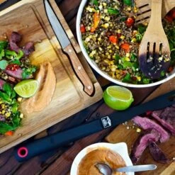 Yukon Glory Premium 100% Acacia Steak Board Set With Juice Groove, Steak Knife, And Condiment Cups 12 Yukon Glory Premium 100% Acacia Steak Board Set With Juice Groove, Steak Knife, And Condiment Cups -Target KitchenAid GUEST 502e78f7 40e4 4af4 b519 9382f259e97e