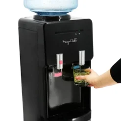 MegaChef Top Load Hot And Cold Water Dispenser: 5 Gallon Beverage Server, Stainless Steel & Plastic, Black -Target KitchenAid GUEST 504407e3 042e 4b0e 94d0 7c49bff6e7fc