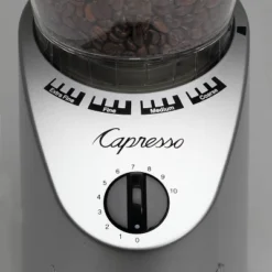 Capresso Conical Burr Coffee Grinder Infinity - Silver 560.04: 15 Settings, Espresso & Coffee Bean Grinder, 12 Cup Capacity 8 Capresso Conical Burr Coffee Grinder Infinity - Silver 560.04: 15 Settings, Espresso & Coffee Bean Grinder, 12 Cup Capacity -Target KitchenAid GUEST 50a1b587 9c9d 46f2 a7f2 291876eea416