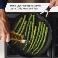 KitchenAid 3-Ply Base Stainless Steel 10.25" Nonstick Round Grill Pan: Induction Safe, Dishwasher & Oven Safe Griddle 19 KitchenAid 3-Ply Base Stainless Steel 10.25" Nonstick Round Grill Pan: Induction Safe, Dishwasher & Oven Safe Griddle -Target KitchenAid GUEST 50da5e0a cba0 4407 bda7 330daaa1a96d