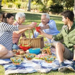"Acekool 3-Piece Stretch Bowl Covers - Reusable Cotton Food Covers In 3 Sizes (8", 9", 10") With Elastic Edge, Lemon Pattern" -Target KitchenAid GUEST 51580ac8 ff91 40d0 9952 b0e785f543ec