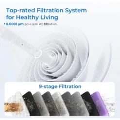 Waterdrop G3P800 Reverse Osmosis System, 800 GPD Fast Flow,Tankless Under Sink RO Water Filter System, LED Purifier, Smart Faucet -Target KitchenAid GUEST 515b3448 45da 4aa9 8d7e c3393753103d