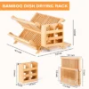 KTMBDW Bamboo Dish Drying Rack, 3 Tier Collapsible Dish Rack With Utensil Holder, Wooden Dish Drying Rack For Kitchen Counter, Dish Drainer, Natural 2 KTMBDW Bamboo Dish Drying Rack, 3 Tier Collapsible Dish Rack With Utensil Holder, Wooden Dish Drying Rack For Kitchen Counter, Dish Drainer, Natural -Target KitchenAid GUEST 516014e3 1050 4743 adf1 b06b53d8424f
