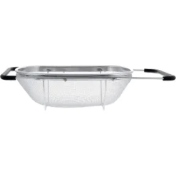 Colander With Expandable Rubber Handles - Rectangular Sieve, Fine Mesh Stainless Steel Strainers And Colanders For Kitchen 10 Colander With Expandable Rubber Handles - Rectangular Sieve, Fine Mesh Stainless Steel Strainers And Colanders For Kitchen -Target KitchenAid GUEST 5188bb22 73e5 4380 8f73 7012ff4a033c