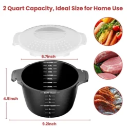 Itopfox Large Microwave Cookware Steamer With Removable Filter And Lockable Lid - BPA Free, Dishwasher Safe For Cooking Vegetables And More -Target KitchenAid GUEST 520647af ecd5 4f98 9fe5 efc3cca18c32