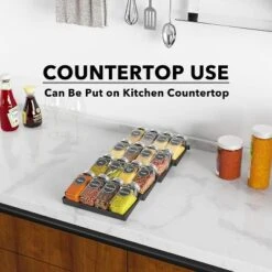 Spice Drawer Organizer With 20 Glass Spice Jars, 386 Labels, For Kitchen Drawers,Black 12 Spice Drawer Organizer With 20 Glass Spice Jars, 386 Labels, For Kitchen Drawers,Black -Target KitchenAid GUEST 5210c9d8 615e 479d b9fc 1ac2b9b3b60c