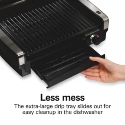 Hamilton Beach Searing Grill With Glass: Indoor Nonstick Grill, Dishwasher-Safe Parts, 1200W, Black 19 Hamilton Beach Searing Grill With Glass: Indoor Nonstick Grill, Dishwasher-Safe Parts, 1200W, Black -Target KitchenAid GUEST 523b1f48 5e52 4e75 aa25 437465db58ff