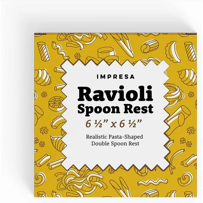 Impresa Large 6.5" Ravioli Spoon Rest-Countertop Kitchen Utensil Holder 8 Impresa Large 6.5" Ravioli Spoon Rest-Countertop Kitchen Utensil Holder - Image 6