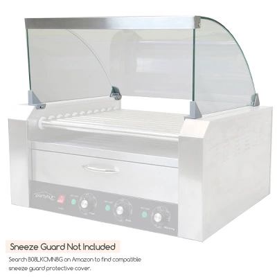 PartyHut PartyHut Commercial Hotdog Machine 11 Roller And 30 Hot Dog Grill Cooker Warmer 6 PartyHut PartyHut Commercial Hotdog Machine 11 Roller And 30 Hot Dog Grill Cooker Warmer - Image 4