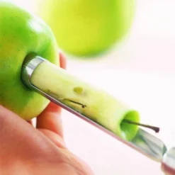 Rosle Stainless Steel Round Handle Fruit Corer, 9-Inch