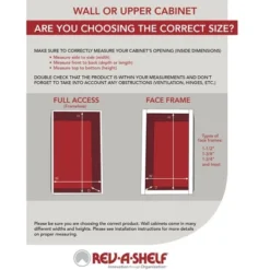 Rev-A-Shelf 4SR-15 Kitchen Cabinet Door Mounted Wooden 3-Shelf Storage Spice Rack With Mounting Hardware -Target KitchenAid GUEST 527d449b cf7a 498d 9379 d4357b748d55