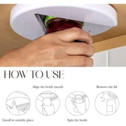 Bellemain Under Cabinet Jar Opener (2-Pack) Easy-Install Lid Gripper For Jars & Bottles, Perfect For Seniors -Target KitchenAid GUEST 528d4783 04f5 491a ad56 46bb054a1ebf