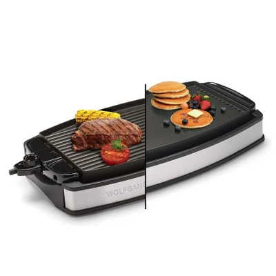Wolfgang Puck XL Reversible Grill Griddle, Oversized Removable Cooking Plate, Nonstick Coating 9 Wolfgang Puck XL Reversible Grill Griddle, Oversized Removable Cooking Plate, Nonstick Coating - Image 7