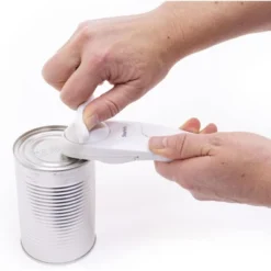 Beaver Can Opener - Safe - Holds And Leaves No Sharp Edges On Lid - Comfort Grip