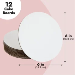 Juvale 12 Pack Round 6 Inch Cake Boards, Disposable Cardboard Circles For Desserts, White -Target KitchenAid GUEST 52d0a6b2 07eb 4dc8 930b 6419116db051