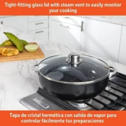 IMUSA Caldero With Dual Speckled Ceramic Set Black: 13 IMUSA Caldero With Dual Speckled Ceramic Set Black: -Target KitchenAid GUEST 5351e08e 9045 49f9 8932 6bde67e12a12
