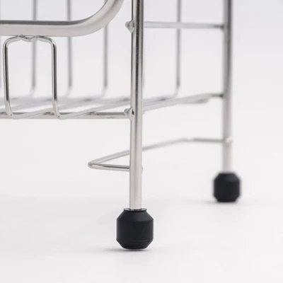 IRIS 2 Tier Stainless Steel Compact Dish Rack 6 IRIS 2 Tier Stainless Steel Compact Dish Rack - Image 4