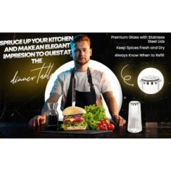 YBM Home 1.5 Ounce Salt And Pepper Shakers With Stainless Steel Lid,2-Pack 17 YBM Home 1.5 Ounce Salt And Pepper Shakers With Stainless Steel Lid,2-Pack -Target KitchenAid GUEST 5381db19 5c53 46e4 8fca 1098c4e411e7 1