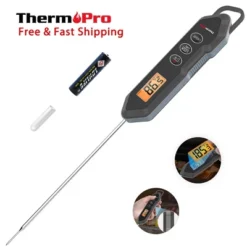 ThermoPro TP15HW Waterproof Digital Instant Read Meat Thermometer Food Turkey Cooking Kitchen Thermometer With Magnet And Backlight -Target KitchenAid GUEST 54297f58 ae82 489d 9397 3ec1ba63183a