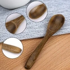 Unique Bargains Wooden Natural Grain Soup Ingredient Spoons 6" Brown 6 Pcs -Target KitchenAid GUEST 549786b6 2730 4294 8e58 511df2f40c69