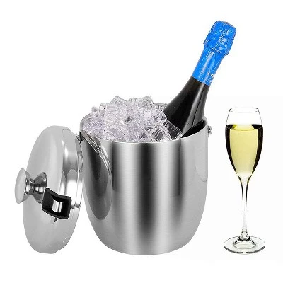 Fortune Candy Party Cooler 2.8L Double-Wall Vacuum Insulated Ice Bucket With Lid, Keep Ice Frozen Longer 4 Fortune Candy Party Cooler 2.8L Double-Wall Vacuum Insulated Ice Bucket With Lid, Keep Ice Frozen Longer - Image 2