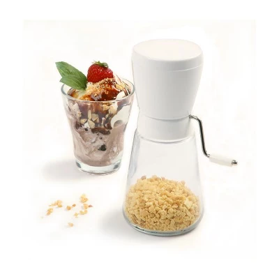 Norpro Glass Nut And Topping Chopper, White 3 Norpro Glass Nut And Topping Chopper, White